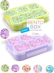 Box Lunch-Box for Kids Toddlers, Lunch and Snack Containers for Daycare, School, Boys & Girls, BPA-Free