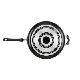 (4 pack)Easy Care Nonstick Cookware, Covered One Egg Wonder Fry Pan, 4.5 inch, Black